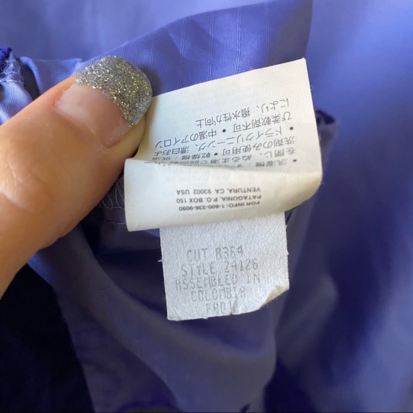 Patagonia Lavender Light Windbreaker Jacket Size L - Picture 11 of 13